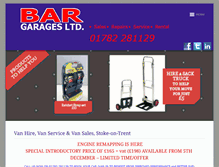 Tablet Screenshot of bargarages.co.uk